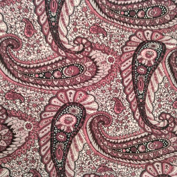 Vintage Y2K Connected Apparel Skirt S Fairy Maroon Paisley Semi Sheer Whimsical - Picture 5 of 8